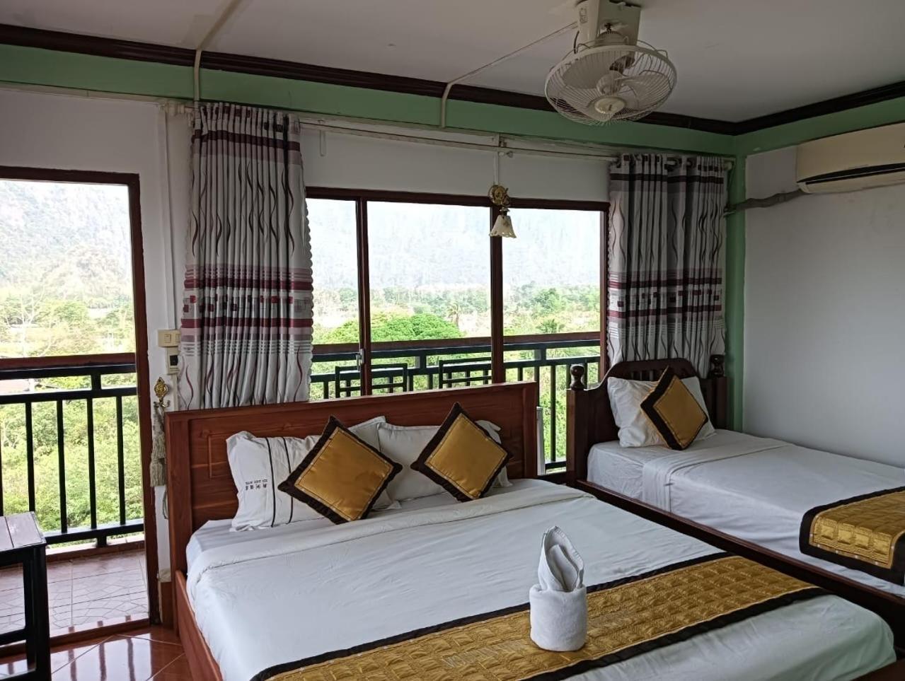 Bountang Riverside Hotel Vang Vieng Exterior foto